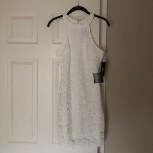 Lulus white lace dress